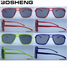 Simple titanio marco óptico polarizado gafas de sol baratos gafas